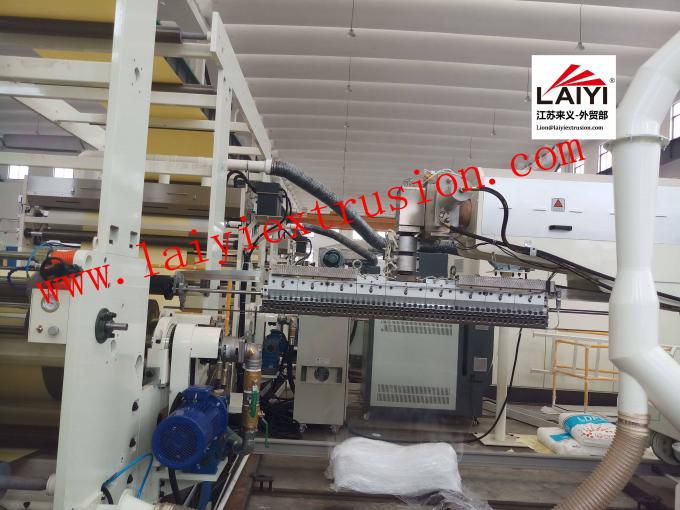 Double Sided Extrusion Laminating Machine Automatic Lifting Type Extruder 0
