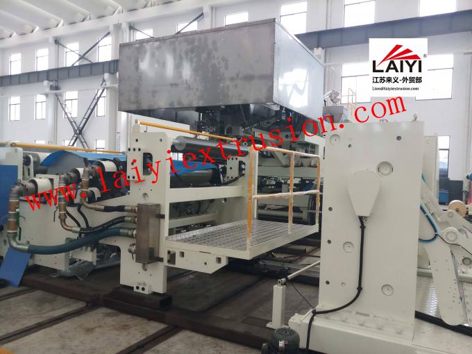Co - Extrusion Hard Lamination Machine , High Efficiency Automatic Paper Lamination Machine 0