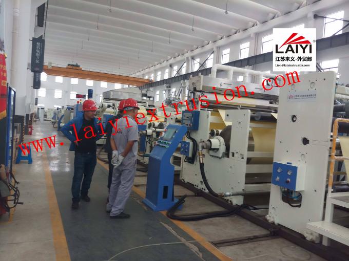 Thermal Air Knife Extrusion Coating Lamination Machine Max 1100/1300/1600mm Width 0