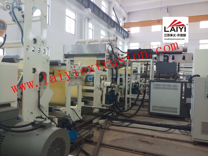 Roll Paper Double Sided Laminating Machine Automatic Lifting Type Extruder 0