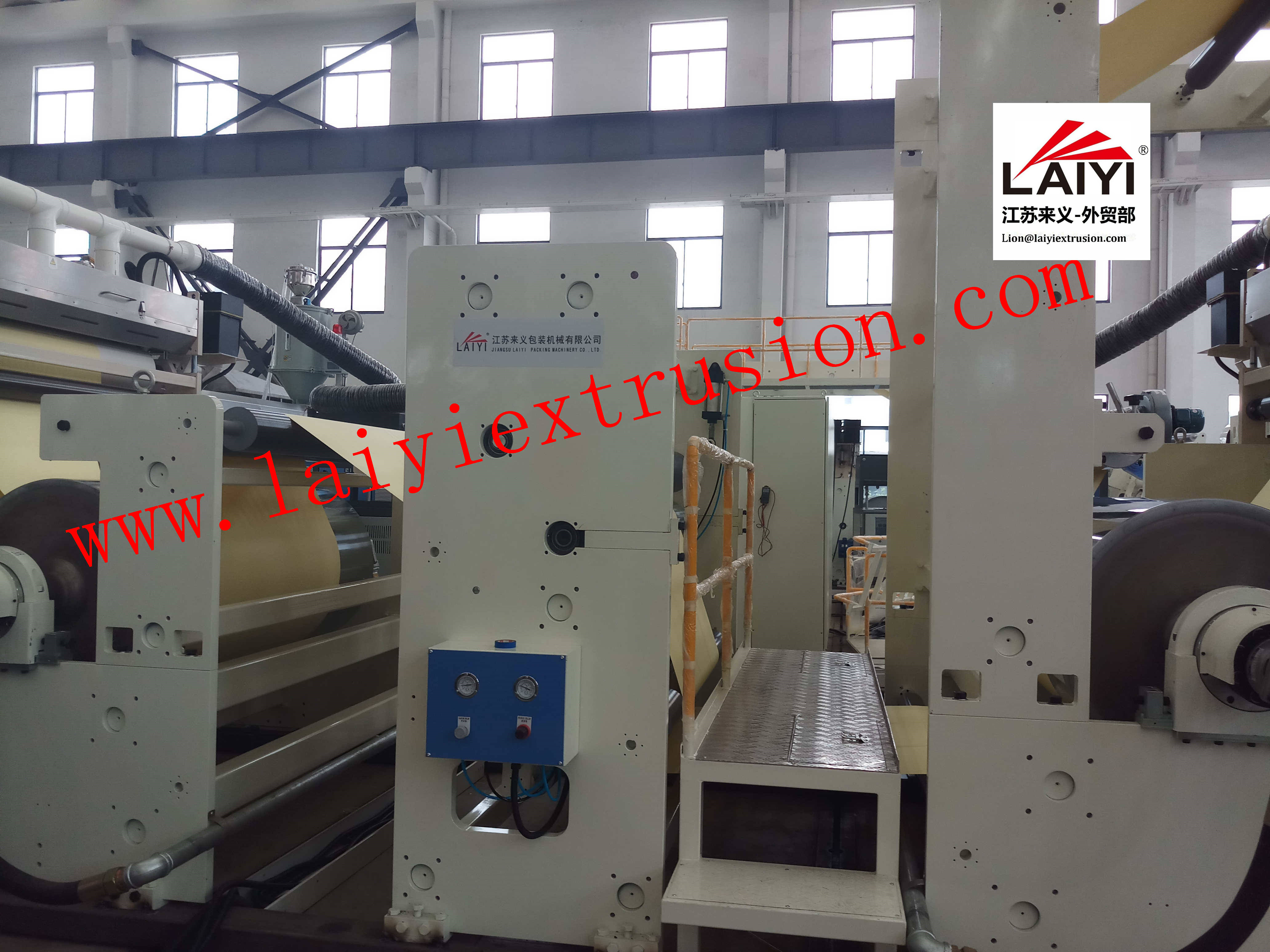 36 Inch Paper Core Large Laminating Machine , High Load Extrusion
