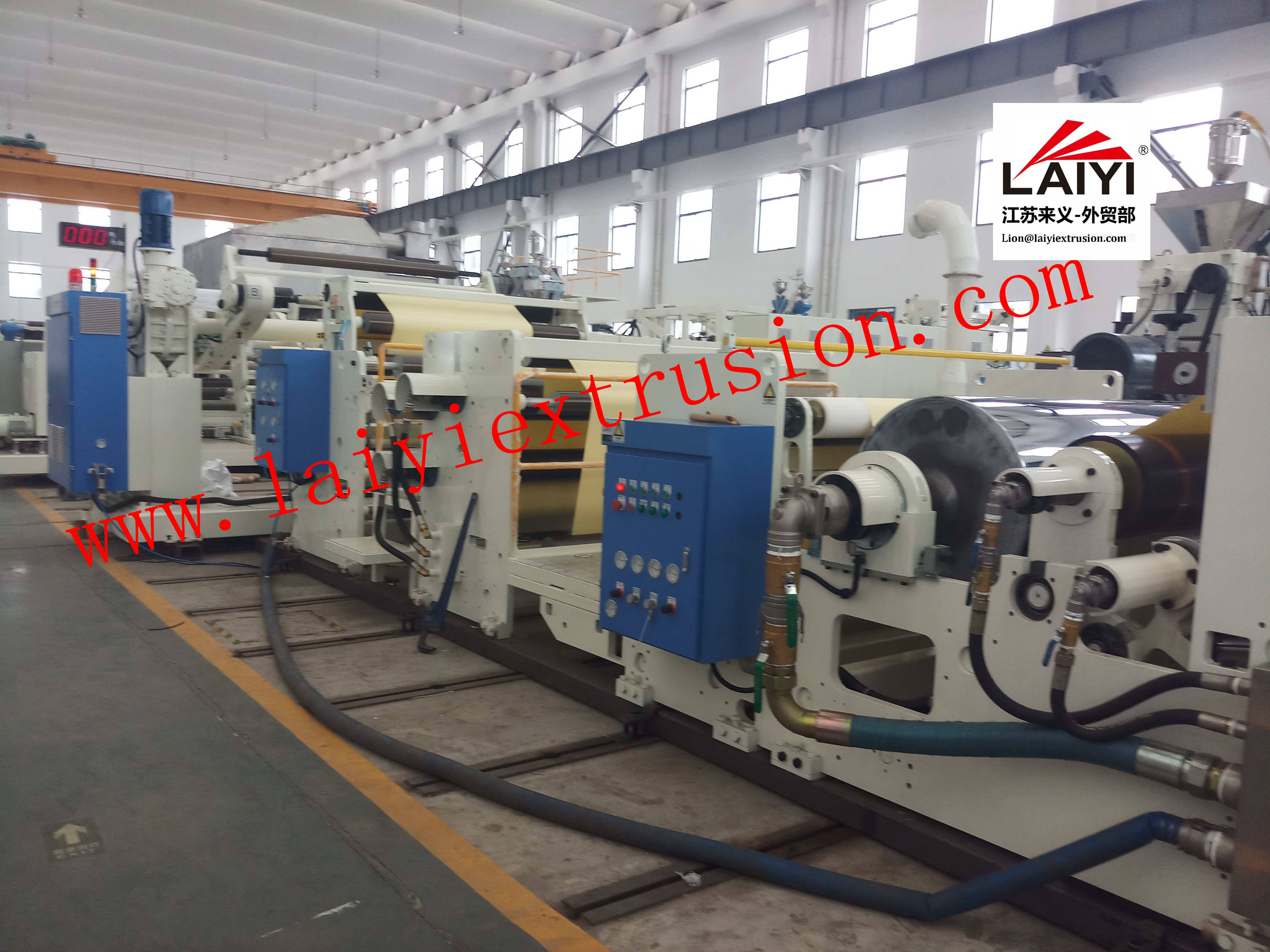 PE Film Extruder Lamination Machine , Packaging Foil Laminating Machine
