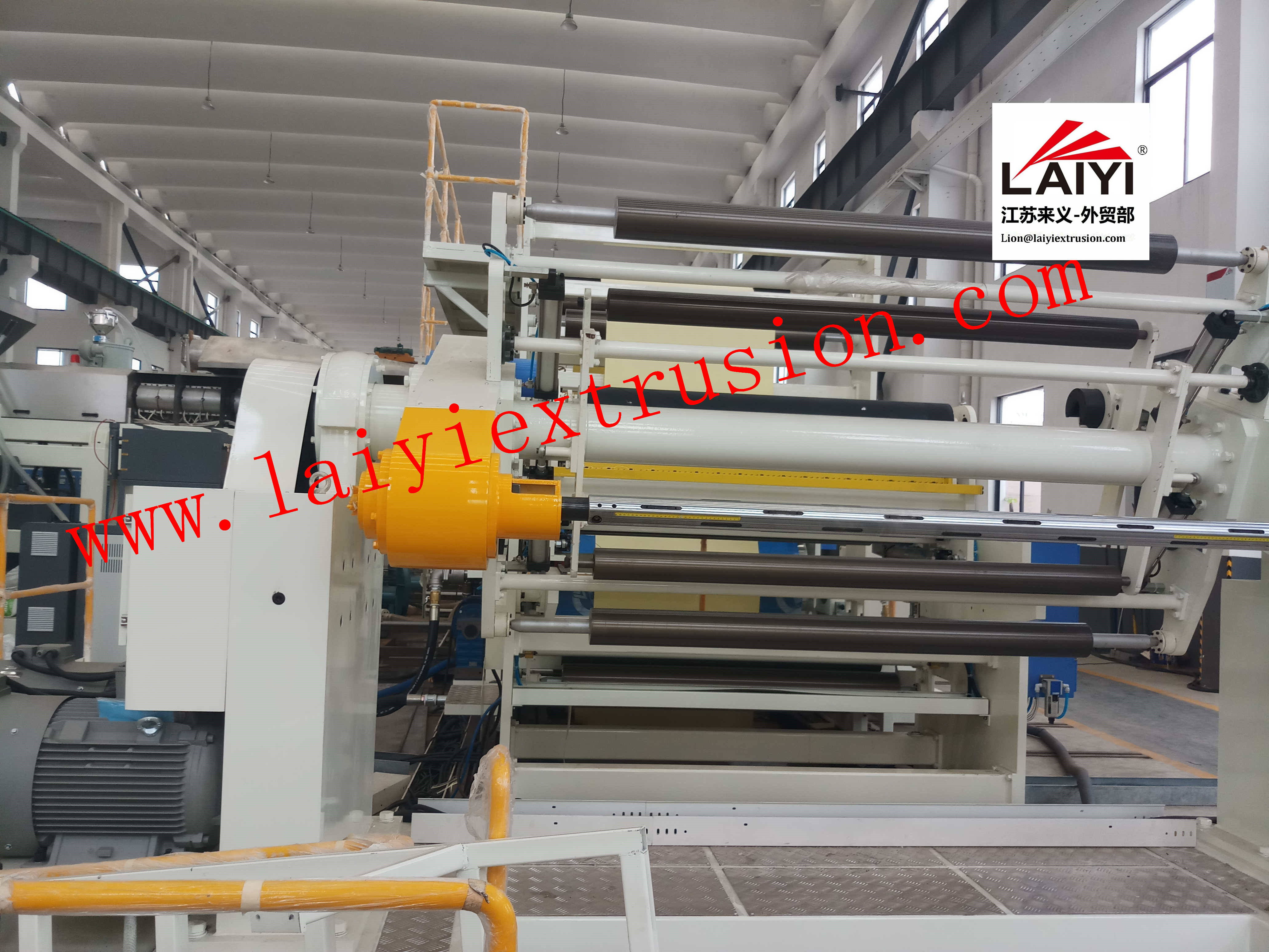 Customized Modular Layout Extrusion Coating Machine Chill Roll Unit
