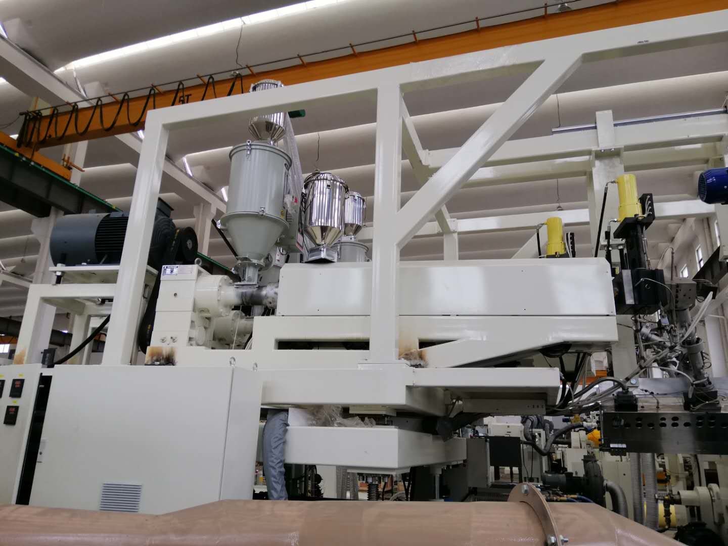 PE Film Extruder Lamination Machine , Packaging Foil Laminating Machine