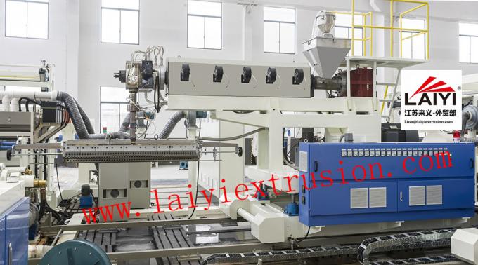 Plastic Lamination Machine Parts / ABS Mono Layer Plastic Sheet Extruder Machine 0