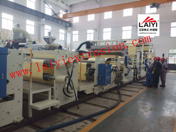 Double Sided PVC Film Extrusion Coating Machine 22.8*13*5.5m Co - Extrusion