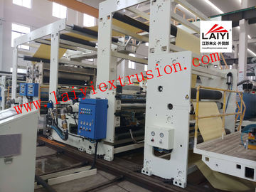 Jumbo Roll Adhesive Coating Machine , Environmental Friendly Large Laminating Machine
