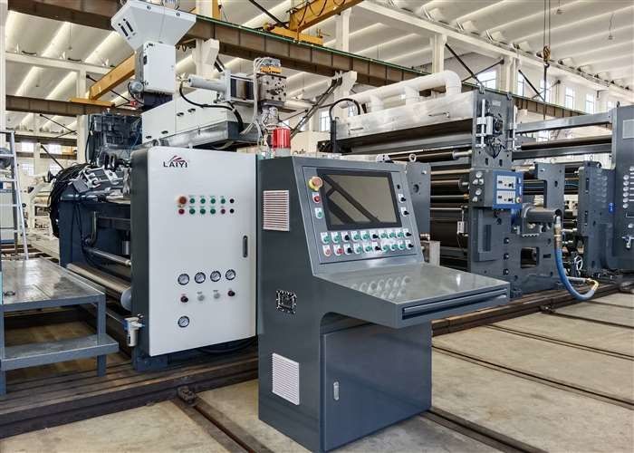 300M/min Production Speed  Double Sided Cup Paper Extrusion Coating Lamination Machine