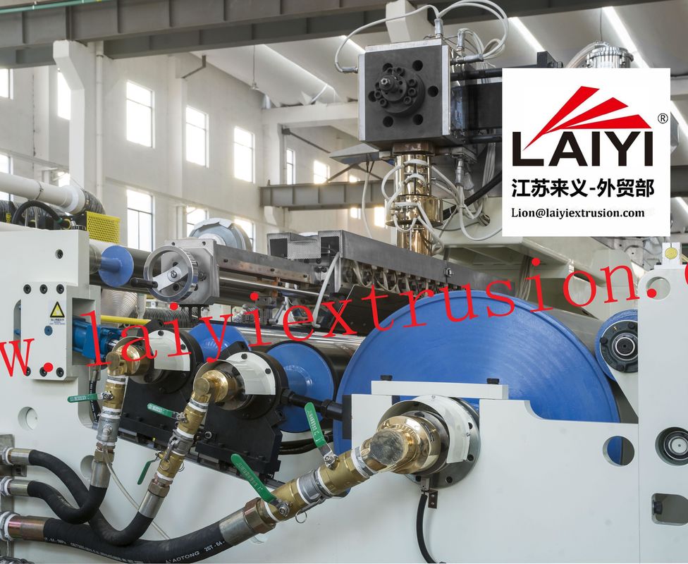 Co - Extrusion Coating Automatic Paper Lamination Machine 150-300 M/Min Speed Exchange