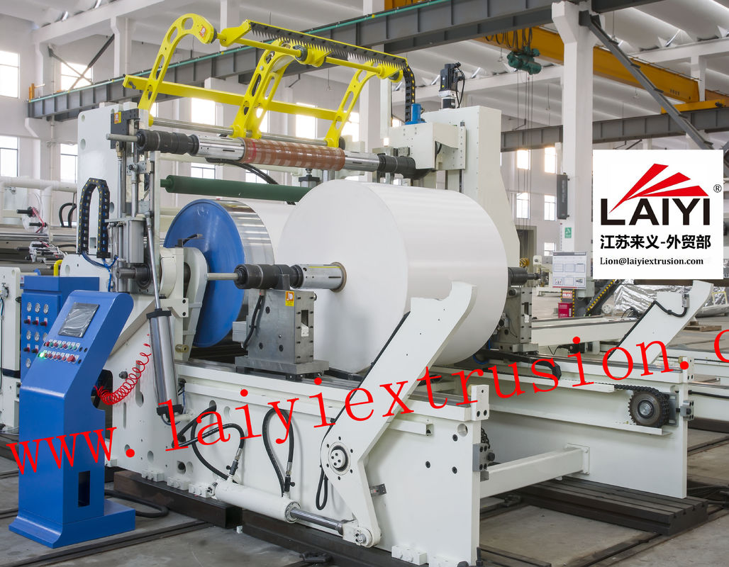 High Output Lamination Machine Parts / Friction Rewinder With Pull - Out Device