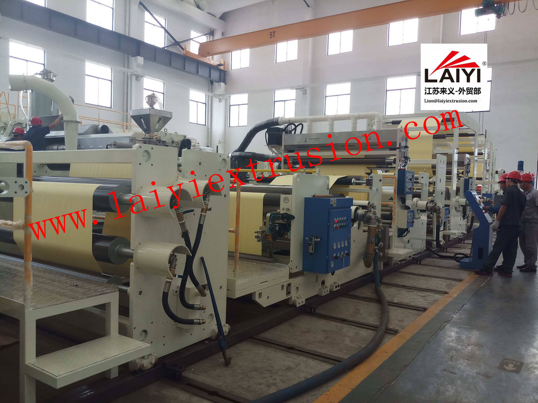 300m/Min Speed Sheet Lamination Machine , 8-45μM Thickness Big Size Laminating Machine
