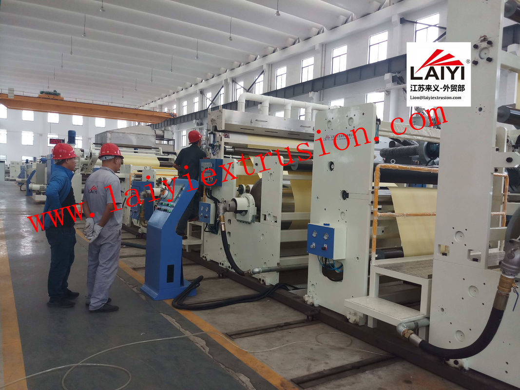 Auto Splicer Device Pvc Sheet Extrusion Machine , Thermal Film Paper Coating Machine