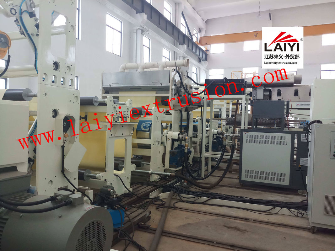 Roll Paper Double Sided Laminating Machine Automatic Lifting Type Extruder